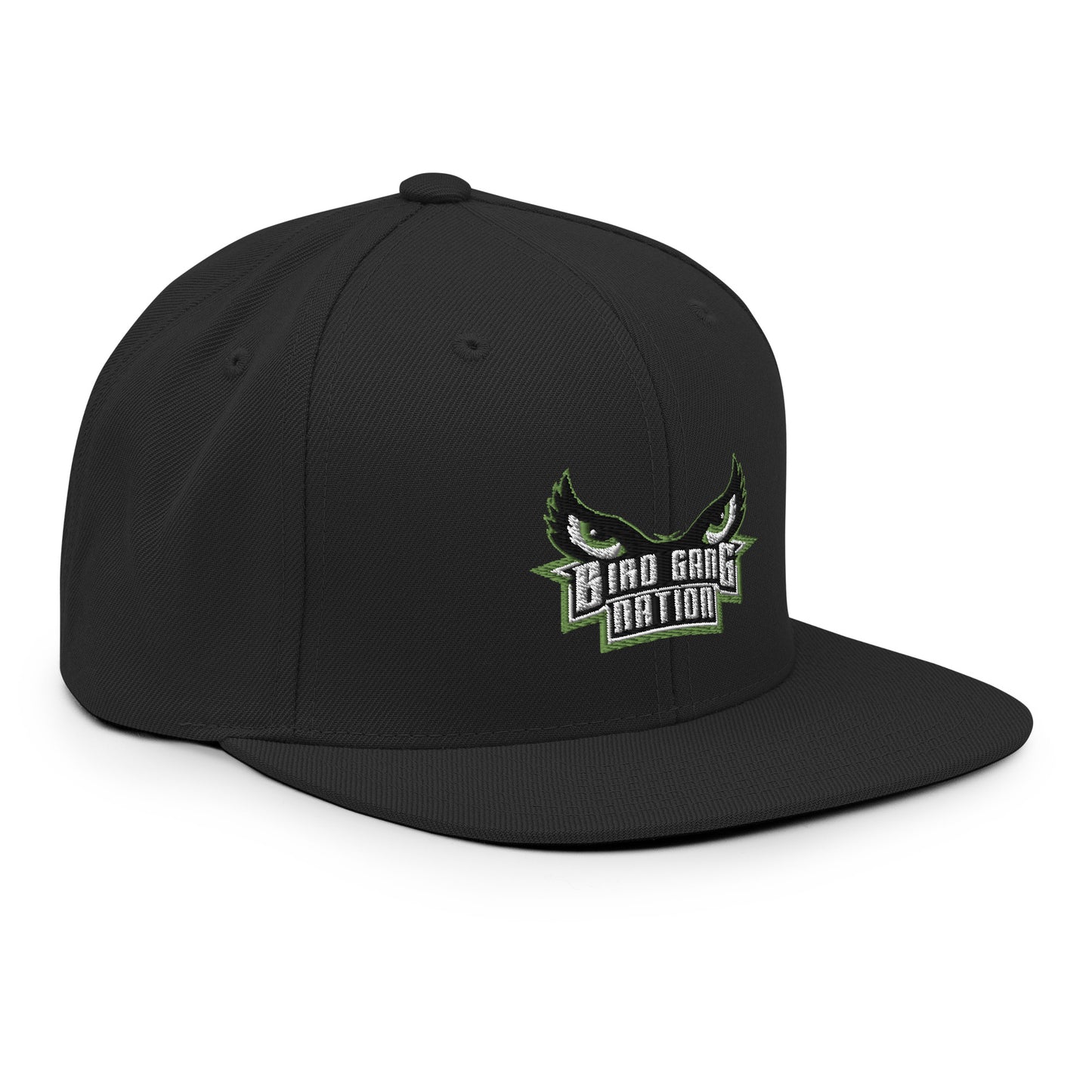 BIRD GANG NATION "EAGLE EYES & FONT/KELLY GREEN TRIM"