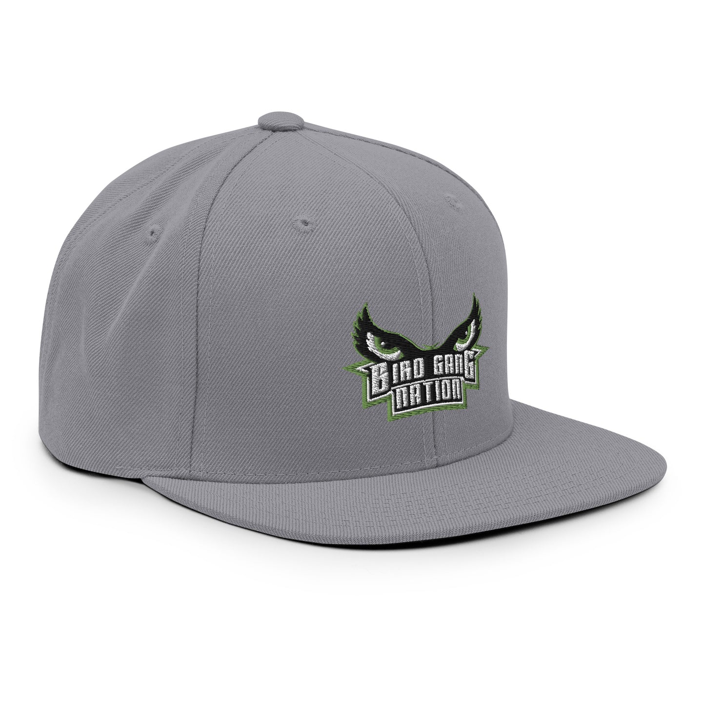 BIRD GANG NATION "EAGLE EYES & FONT/KELLY GREEN TRIM"