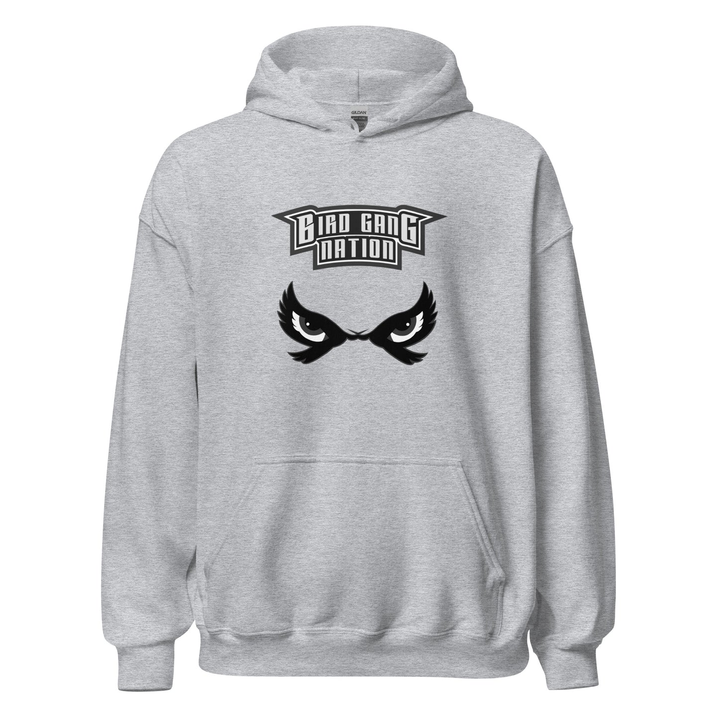 "EAGLE EYES" BW Sport Grey Unisex Hoodie